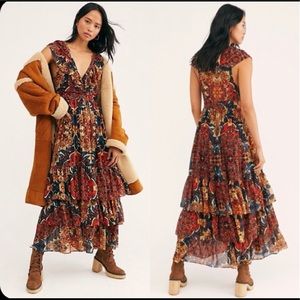 Free People Wear it out MIDI Dress